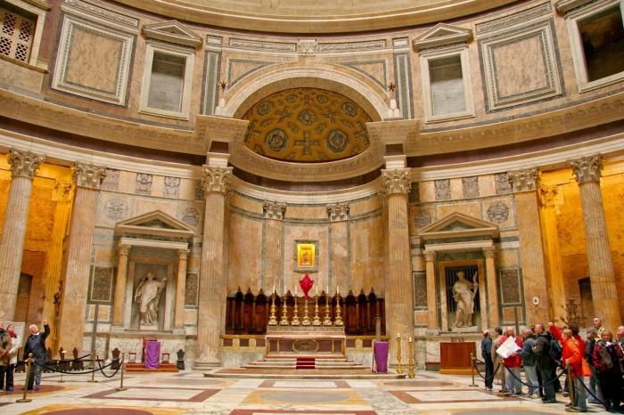 Pantheon i Roma - et monument av gammel kultur